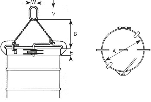 Pince_300_S_levage_vertical_de_fut_metalliques_schema