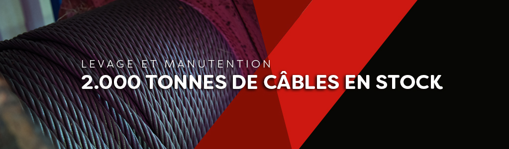 Grand stock de câbles